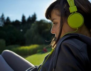 listening music